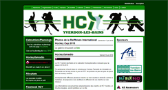 Desktop Screenshot of hcyverdon.ch