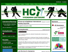 Tablet Screenshot of hcyverdon.ch